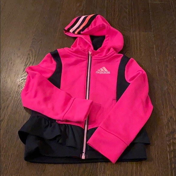 adidas Other - Adidas Girl’s Zip Up Size 3T